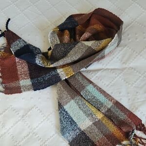 Plaid Multicolor Scarf